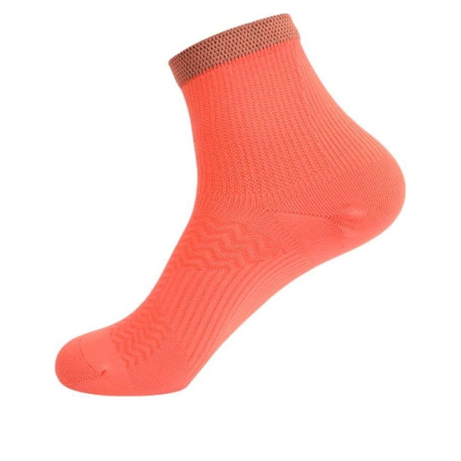 Li-Ning Running Mid Cut Socks 'Neon Orange' AWSS253-7