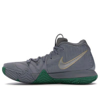 (GS) Nike Kyrie 4 City Of Guardians Boston Celtics Color Way Shoes Grey/Green AA2987-001