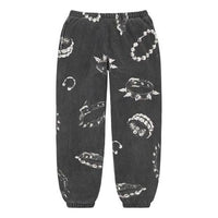 Supreme Studded Collars Sweatpants 'Grey White' SUP-FW20-283