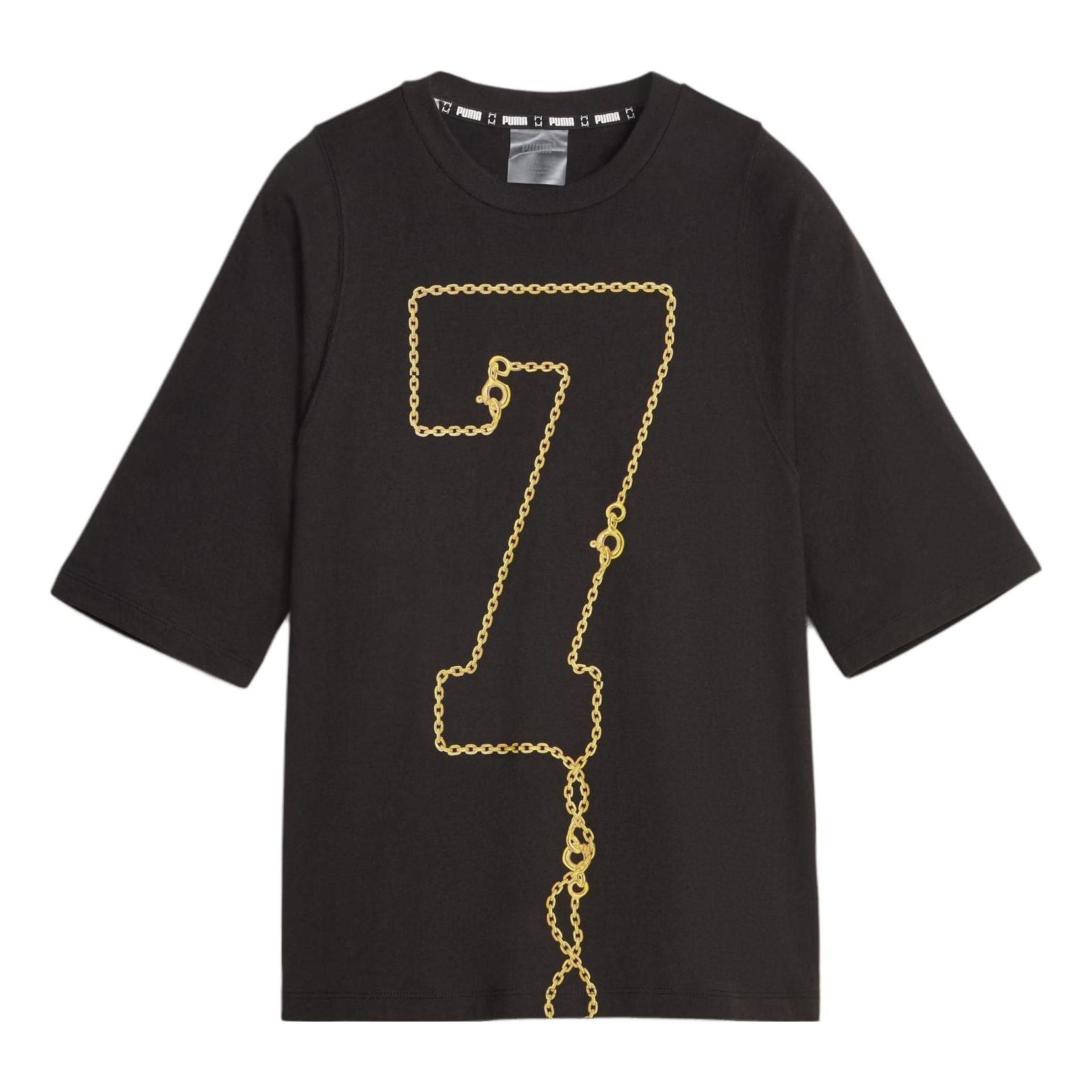 (WMNS) PUMA Gold Standard Basketball Tee 'Black' 622169-01