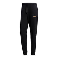 adidas M Ess Br Pnt logo Casual Cozy Bundle Feet Sports Pants Black FM3443