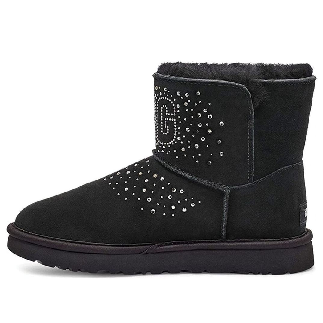 (WMNS) UGG Classic Bling Mini 'Black' 1112494-BLK