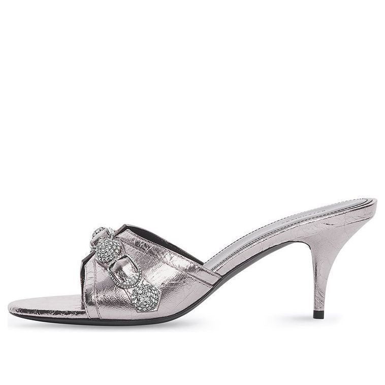 (WMNS) Balenciaga Cagole 70 Sandals 'Silver' 694347WBDK28081