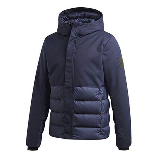adidas Outdoor protection against cold Stay Warm hooded down Jacket Blue DZ1407