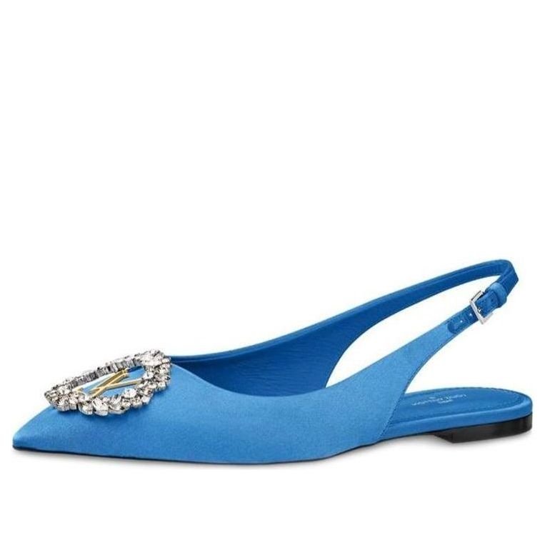 (WMNS) LOUIS VUITTON Madeleine Flats 'Blue' 1A6555