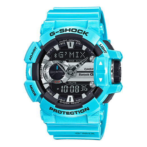 CASIO G-Shock Analog-Digital 'Light Blue' GBA-400-2C