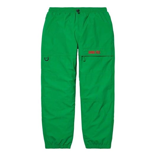 Supreme SS20 Week 1 GORE-TEX Pant waterproof Bundle Feet Splash Ink Art Paintings Printing Casual Pants Green SUP-SS20-128