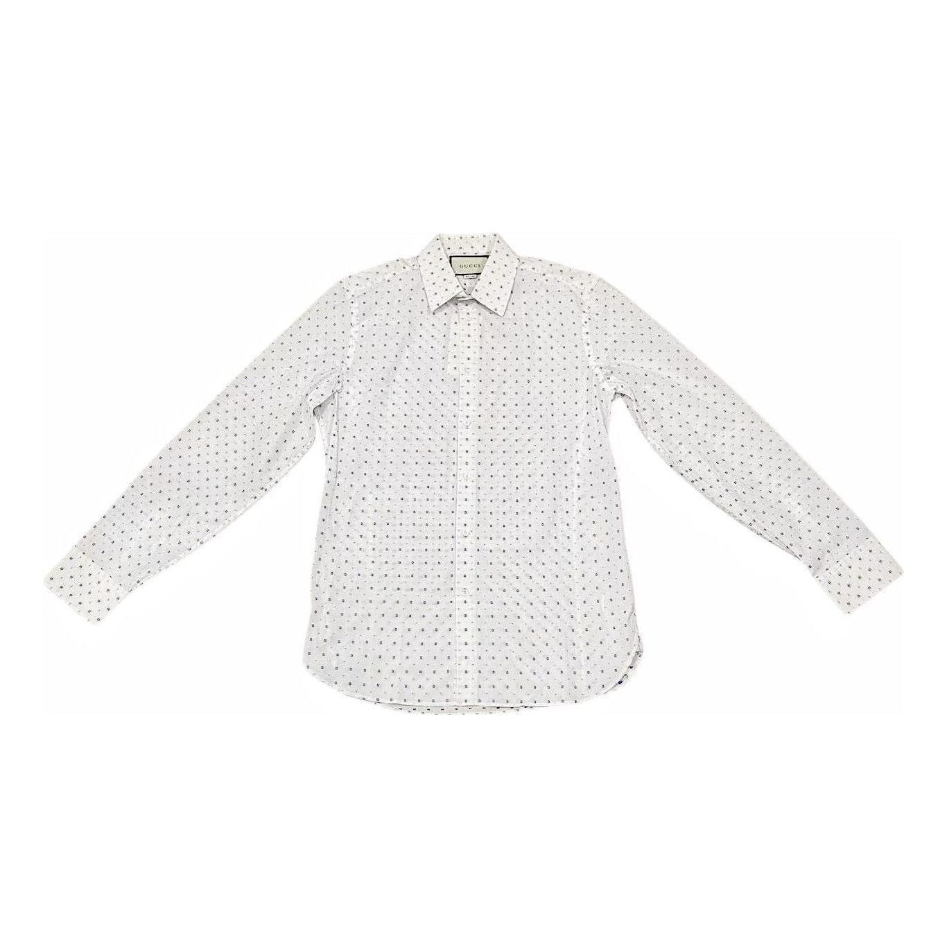Gucci Polka-Dot Silk Shirt 'White' 494722-ZAAES-9000