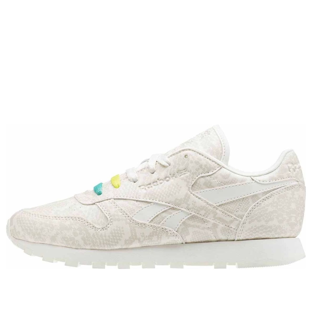 (WMNS) Reebok Classic Leather Multi-Snake Pack Running Shoes White AR1570