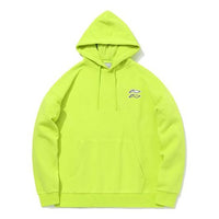 Li-Ning Sports Fashion Series Loose Pullover Couple Style Yellow Green AWDQB38-8