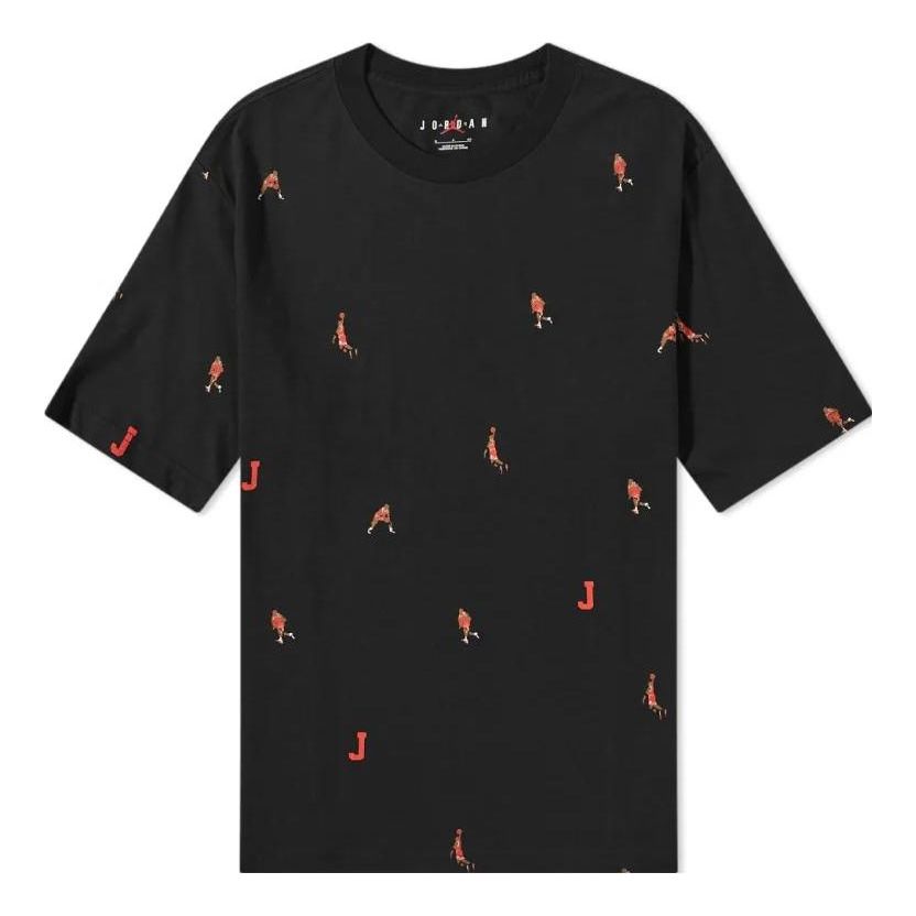 Air Jordan Allover Jumpman T-Shirt 'Holiday-Black'  DC9795-010