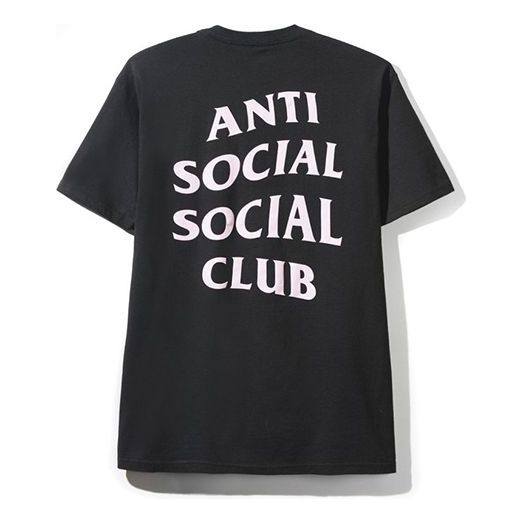 ANTI SOCIAL SOCIAL CLUB Pattern Short Sleeve Unisex Black ASST340