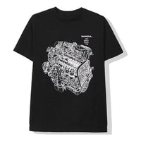 ASSC Printing Pattern Short Sleeve Unisex Black ASST370