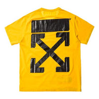 Off-White x Champion MENS Virgil Abloh Champion Tee Yellow OMAA029S188740506010