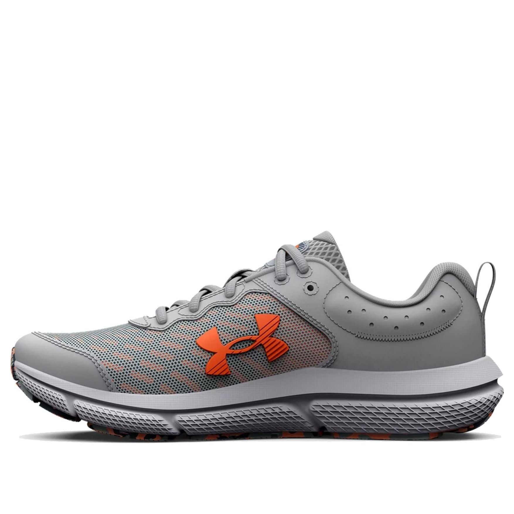 (GS) Under Armour Assert 10 AC 'Mod Grey Orange Blast' 3026182-103
