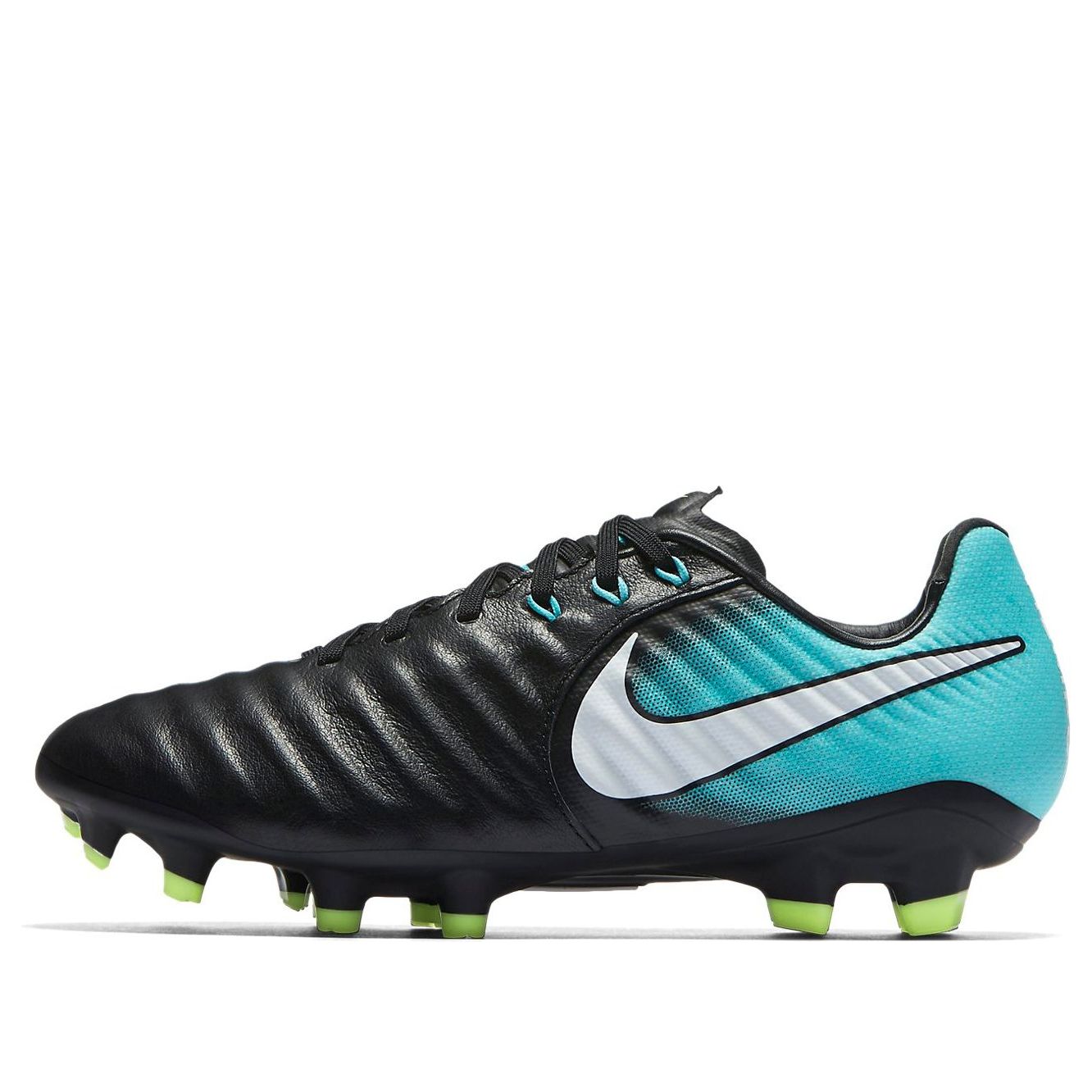 Nike Tiempo Legacy III FG 'Black White Light Aqua' 897803-002