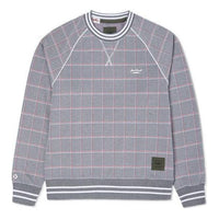 Converse x Todd Snyder Crossover Series Plaid Po Crew Sports Pullover Round Neck Couple Style Gray 10023347-432