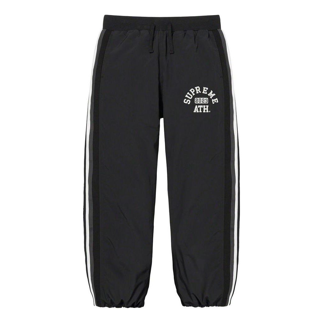 Supreme Applique Track Pants 'Black White' SUP-SS23-188