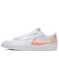 (WMNS) Nike Blazer Low Jumbo 'White Orange' DX2648-100