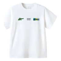 (GS) ASICS Multi-Logo T-Shirt 'White' 332241175028-10