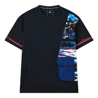 FILA x 3.1 phillip lim Crossover Pattern Printing Round Neck Pullover Short Sleeve Blue F11M126102F-NV