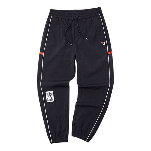 FILA FUSION Woven Loose Casual Sports Pants Black T11M022803F-BK