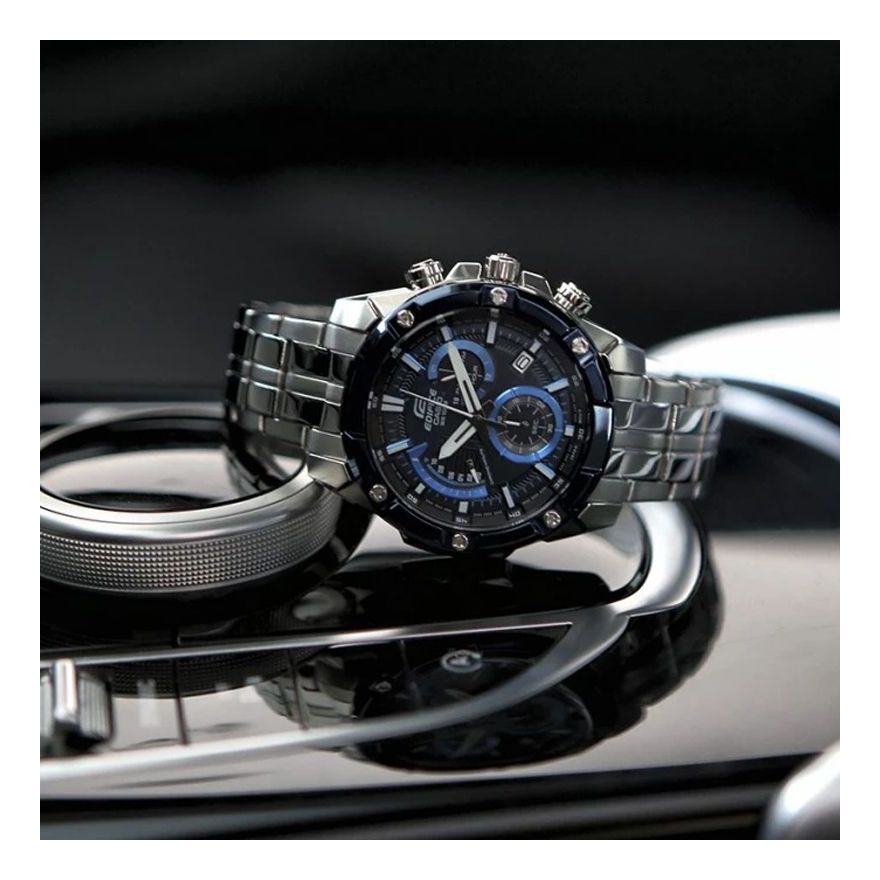 CASIO EDIFICE Series Classic Leisure Fashion Men's Mens Blue Analog EFR-559DB-2AV