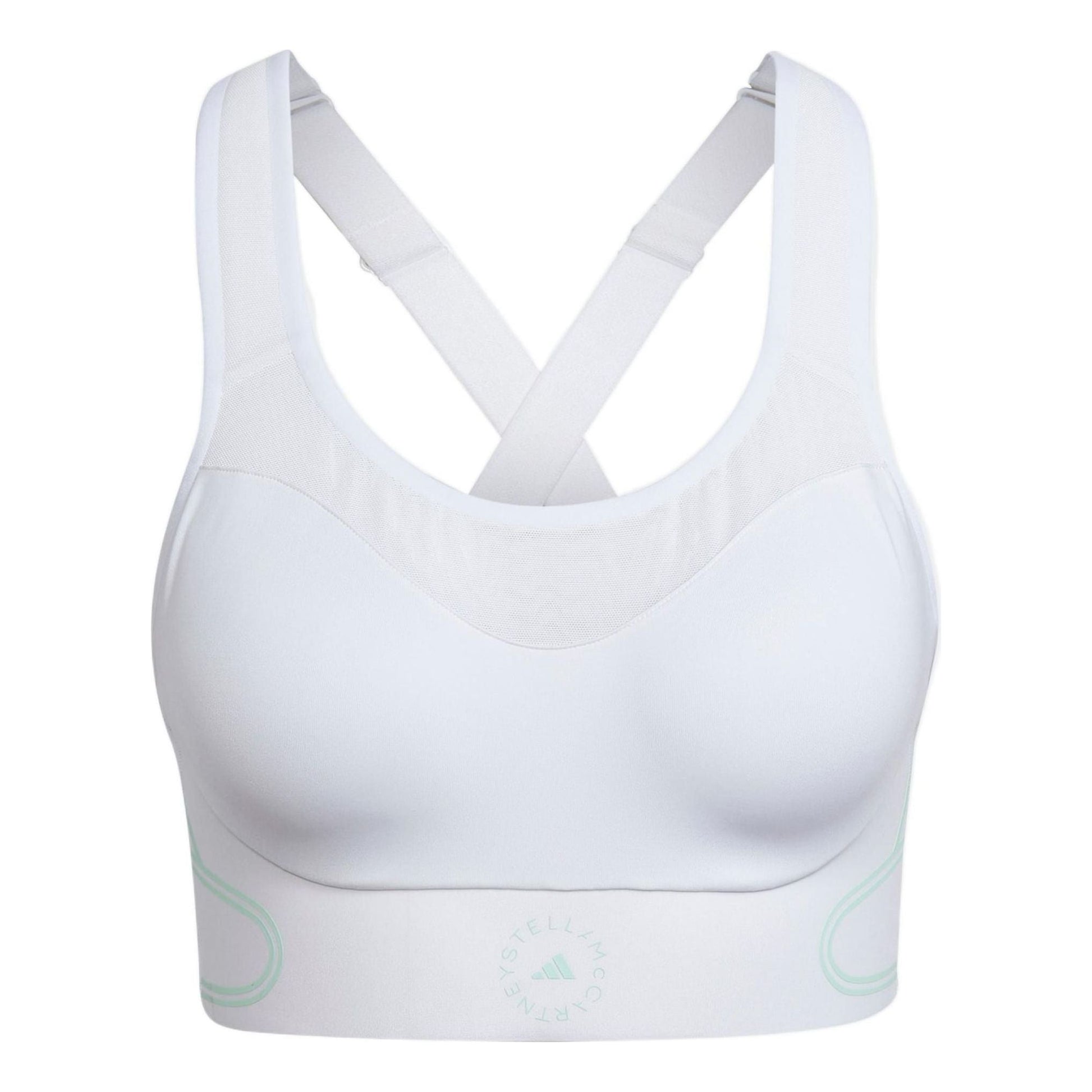 (WMNS) adidas by Stella McCartney TruePace Sports Bra Asia Sizing 'White' HF9000