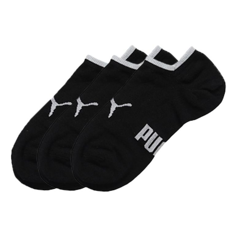 PUMA No Show Sock 3 Pack 'Black White' 907882-02