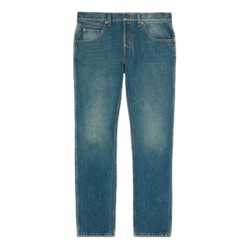Gucci Tapered Washed Jeans 'Blue Denim' 408637-XDBBQ-4011