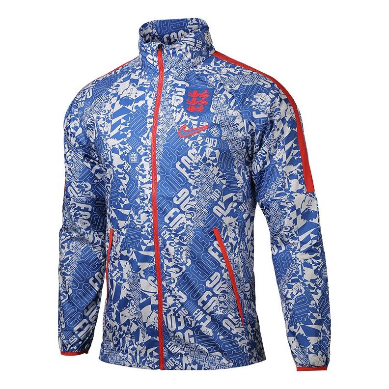 Nike England Sports Training Football Jacket Men's Royal Blue CN7067-100