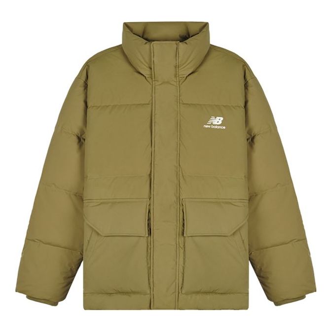 New Balance Puffer Jacket Asia Sizing 'Olive Green' AMJ14309-OV