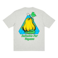 PALACE Nein Cheese Neinegg T-Shirt Pattern Cartoon Short Sleeve Unisex Gray PAL-SS21-011