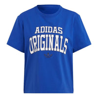(WMNS) adidas T-Shirt Asia Sizing 'Blue' IC5982