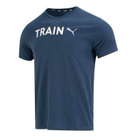 PUMA Graphic Train T-Shirt 'Navy' 523722-16