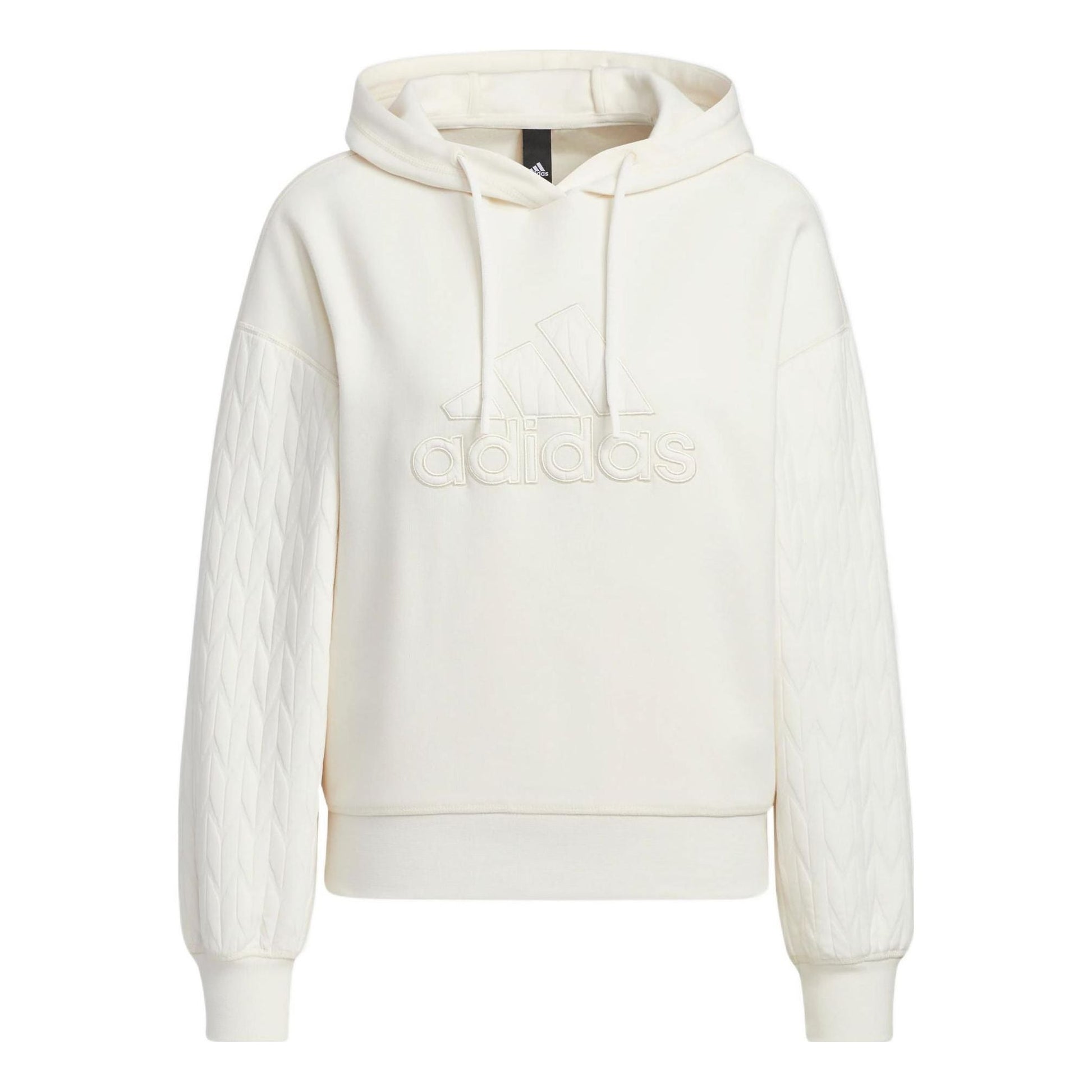(WMNS) adidas Met Hoodie Asia Sizing 'White' HM7104