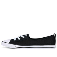 (WMNS) Converse Chuck Taylor All Star Ballet Lace Slip On Trainers 'Black' 558290C