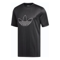 adidas originals Sports Round Neck Short Sleeve 'Black' ED4683