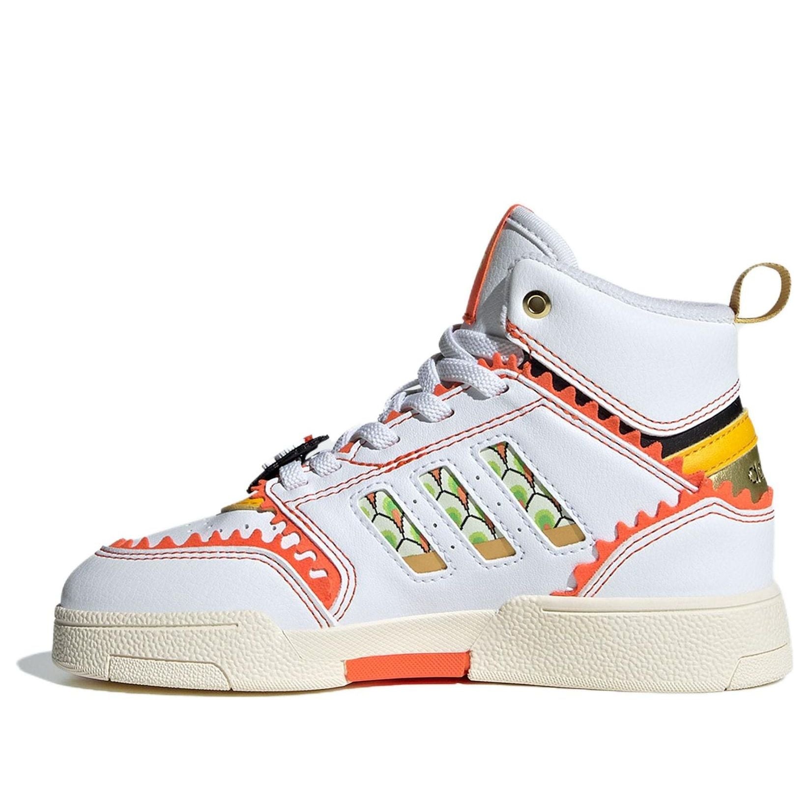 (GS) adidas Originals Drop Step EL C 'White Orange' IF9367