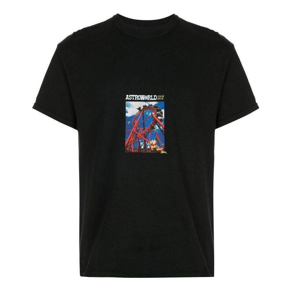 Travis Scott Astroworld Roller Coaster Tee 'Black' ASTR-O044