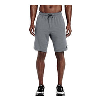 Nike Dry Fit Fleece Training Shorts 'Cool Grey Black' 817418-065