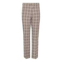 Gucci Checkered Linen Tailored Pants 'Grey' 672087-ZAILW-1136