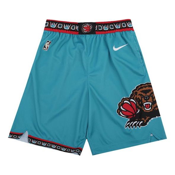 Nike NBA Memphis Grizzlies Hardwood Classics Swingman Shorts For Men Blue BV5874-311