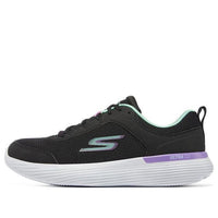 (WMNS) Skechers Go Run 400 V2 'Black White Purple' 128194-BKLB