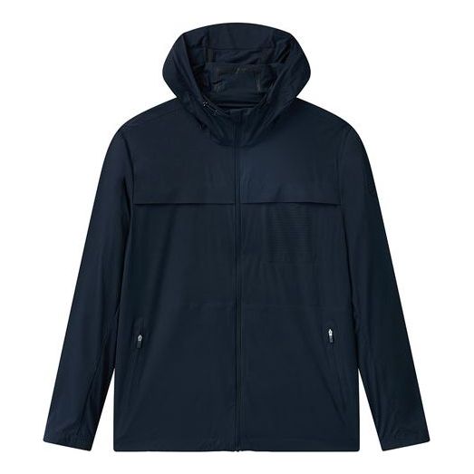 FILA Woven Sports Hooded Jacket Blue F11M122711F-NV
