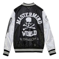 Mitchell & Ness x Mastermind World Lightweight Satin Jacket 'Black White' SJKT7530-CLBYYPPPBLCK