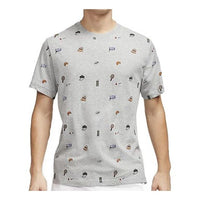 Nike COURT Tennis Short Sleeve Gray CU0332-063