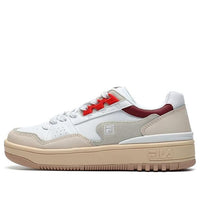 (WMNS) FILA Low-Top Sneakers White/Red/Grey F12W144317FWW
