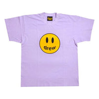 Drew House Smiling Face Printing Short Sleeve Unisex Purple DR0165