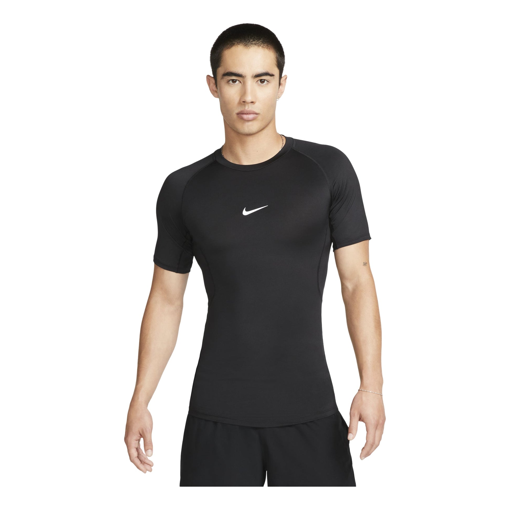 Nike Pro Dri-FIT Slim Short-Sleeve Top Asia Sizing 'Black' FB7933-010
